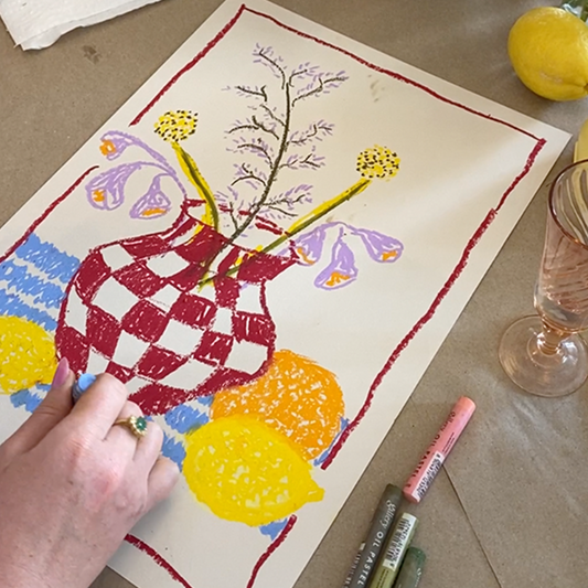 Oil Pastel Workshop | 18th July 2024 | Brogan Scott Studio